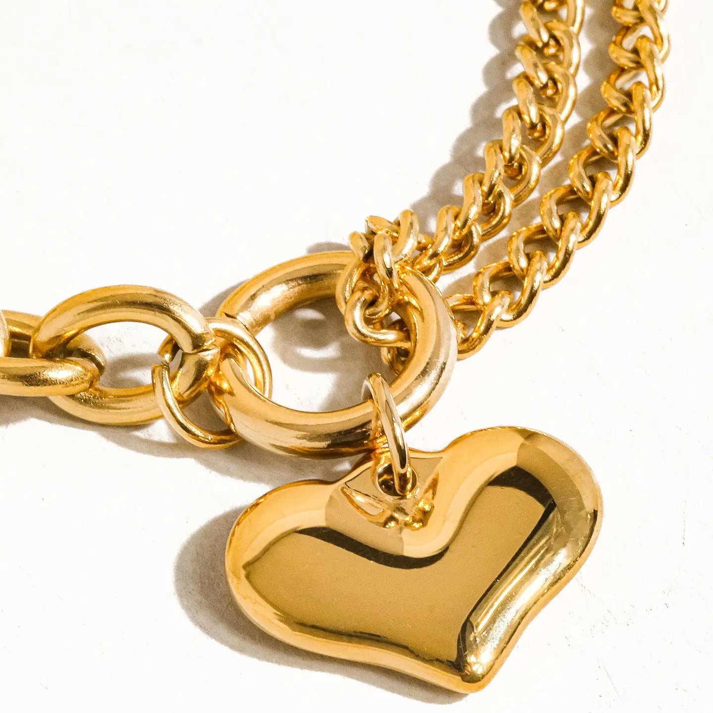 Allure 18K Gold Heart Bracelet